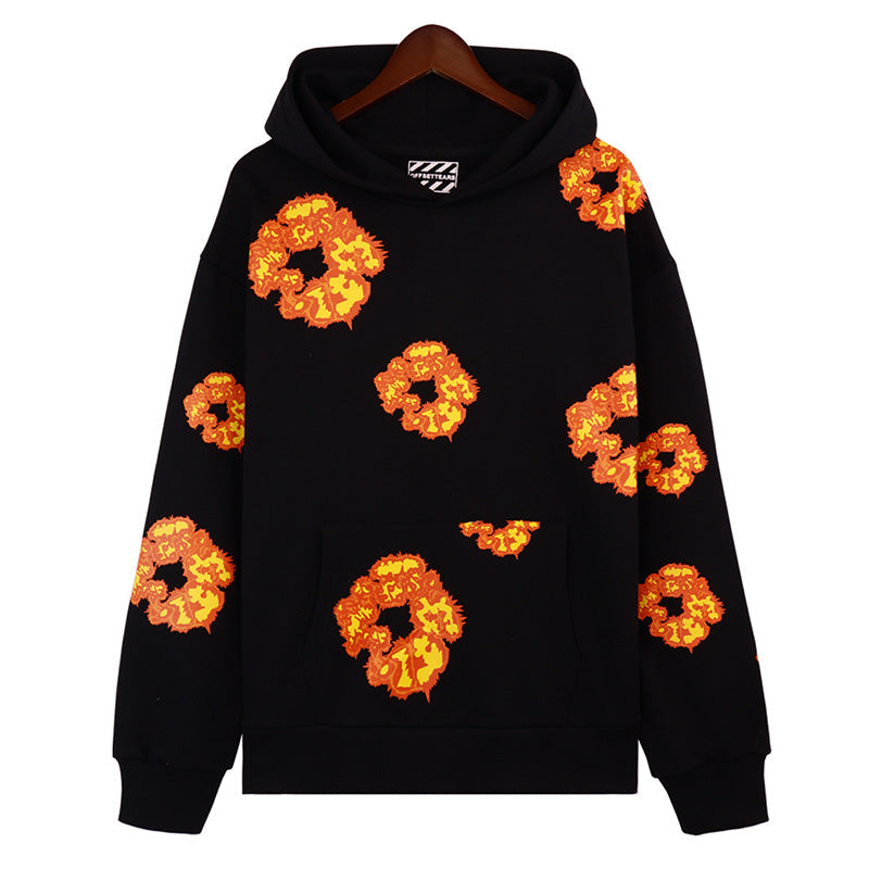 DENIM X OFFSET WREATH HOODIE