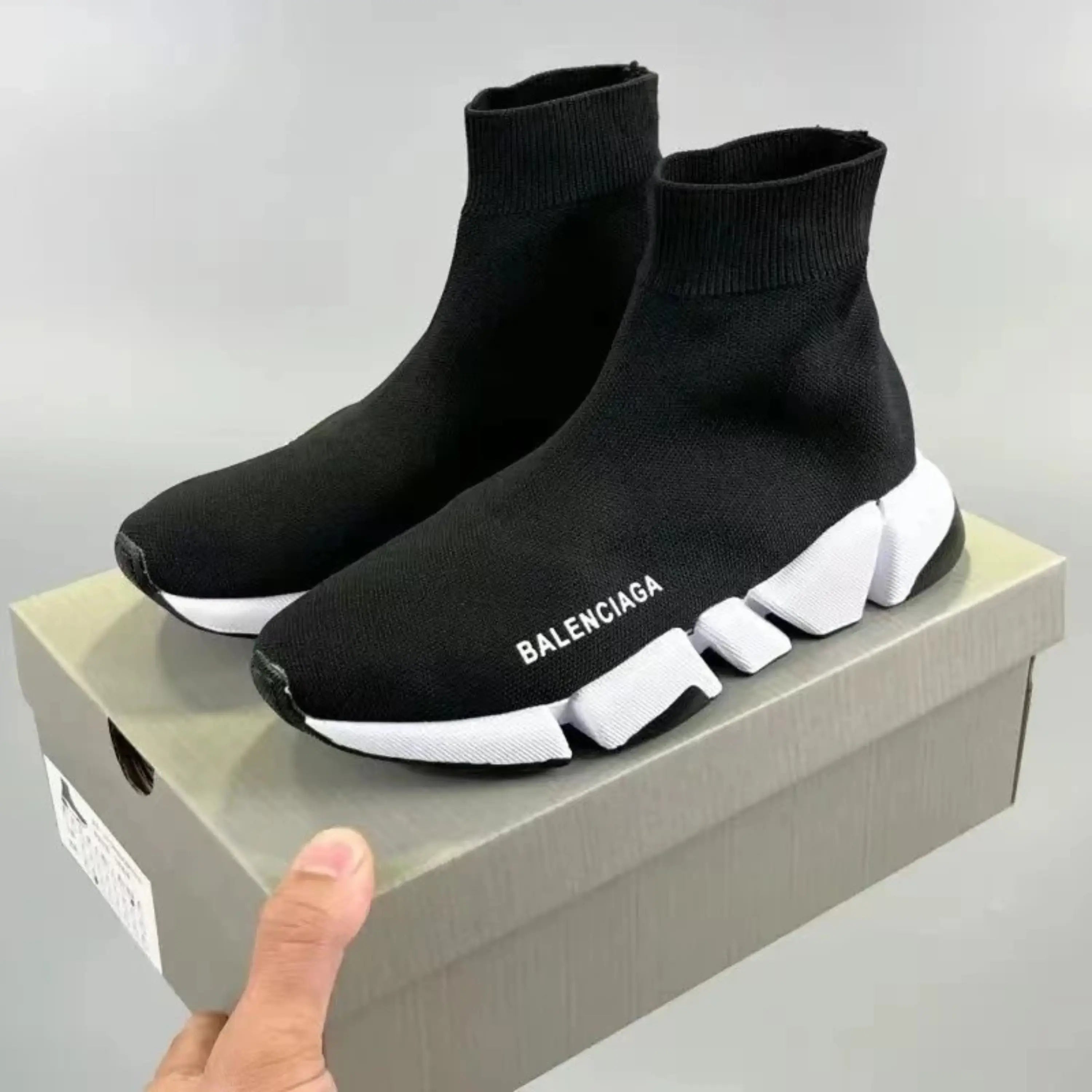 BALENCIAGA SPEED 2.0 BLACK/WHITE