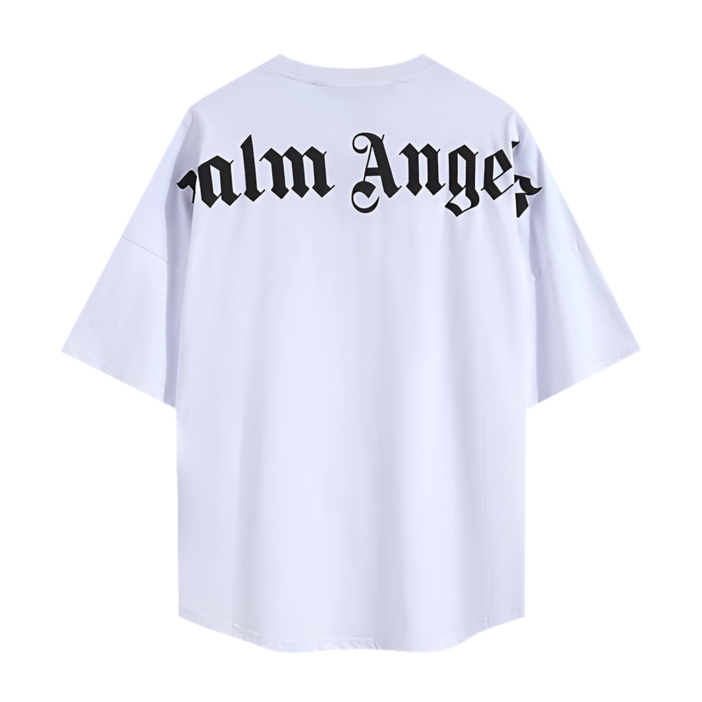 PALM ANGELS WHITE LOGO TEE