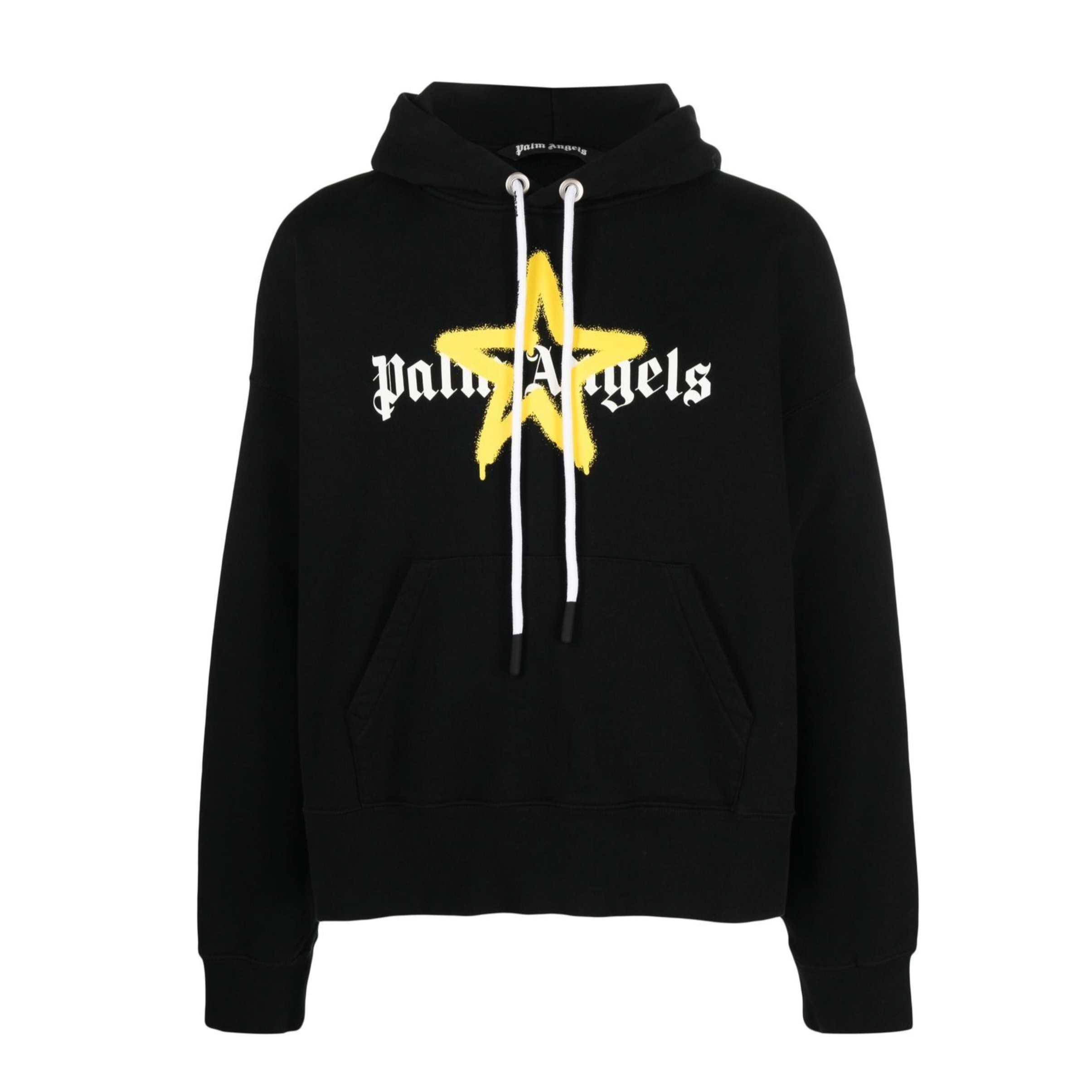 PALM ANGELS STAR SPRAYED HOODIE