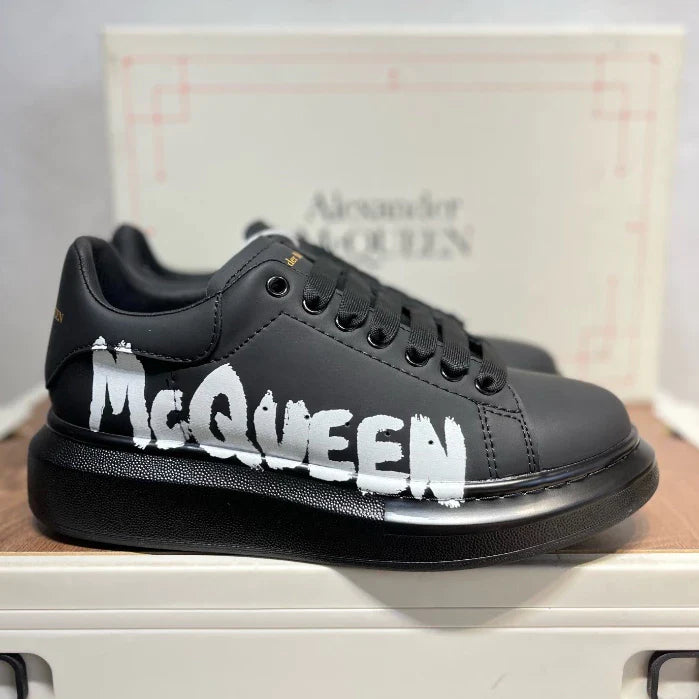 ALEXANDER MCQUEEN GRAFFITI BLACK