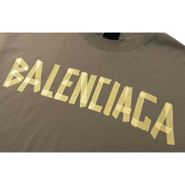 BALENCIAGA BROWN MOCHA TYPE TEE