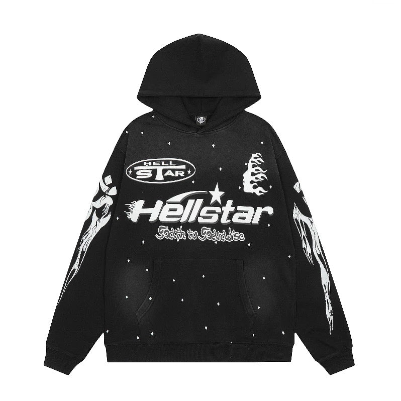 HELLSTAR BLACK HOODIE