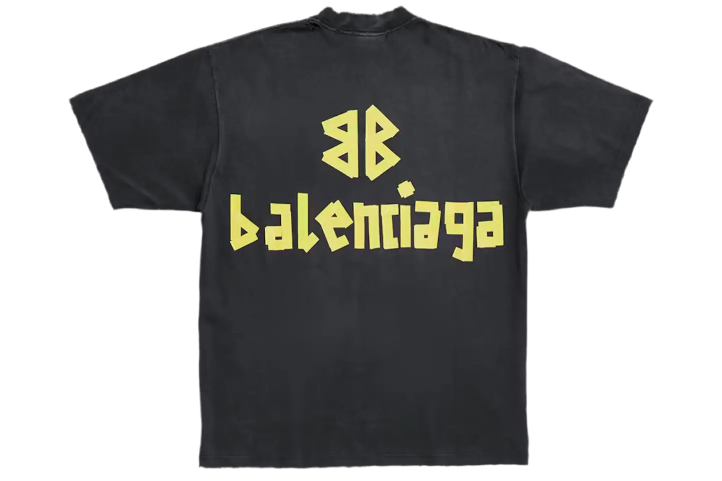 BALENCIAGA TAPE TYPE FADED TEE
