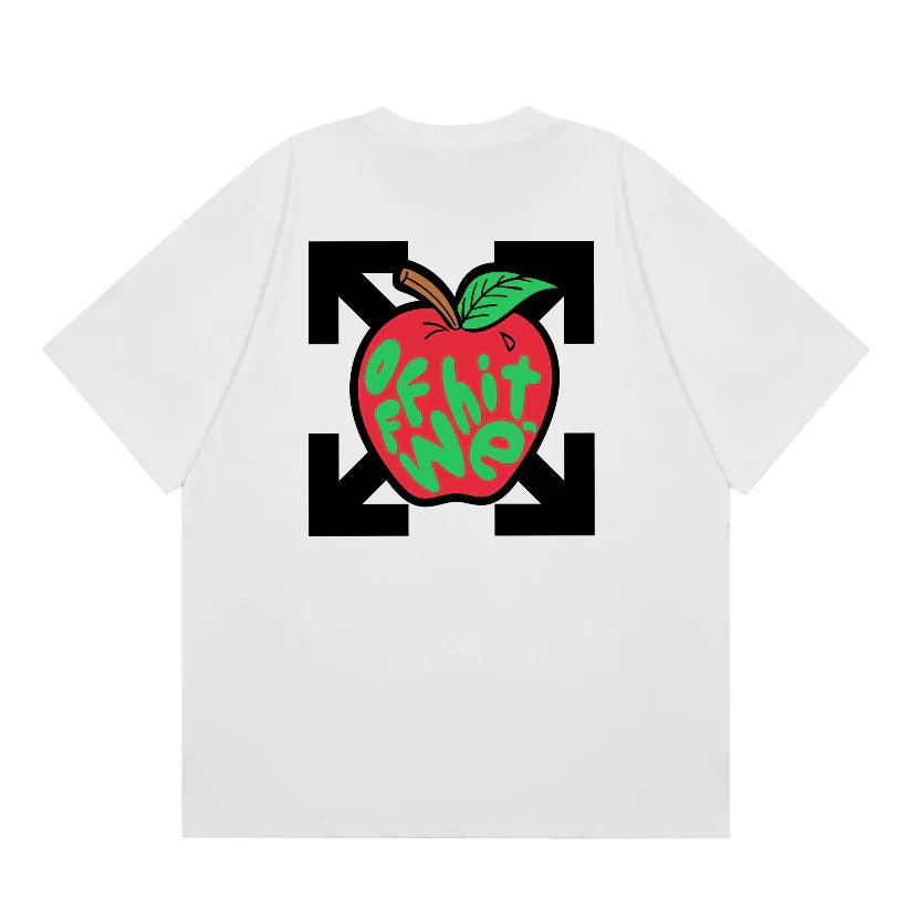 OFF-WHITE APPLE TEE