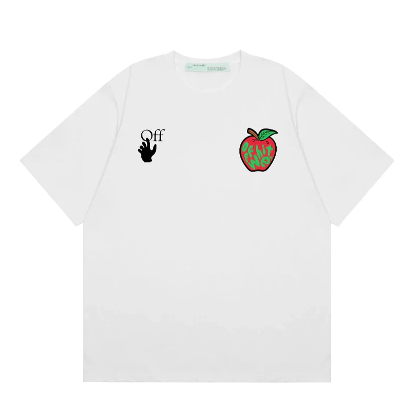 OFF-WHITE APPLE TEE