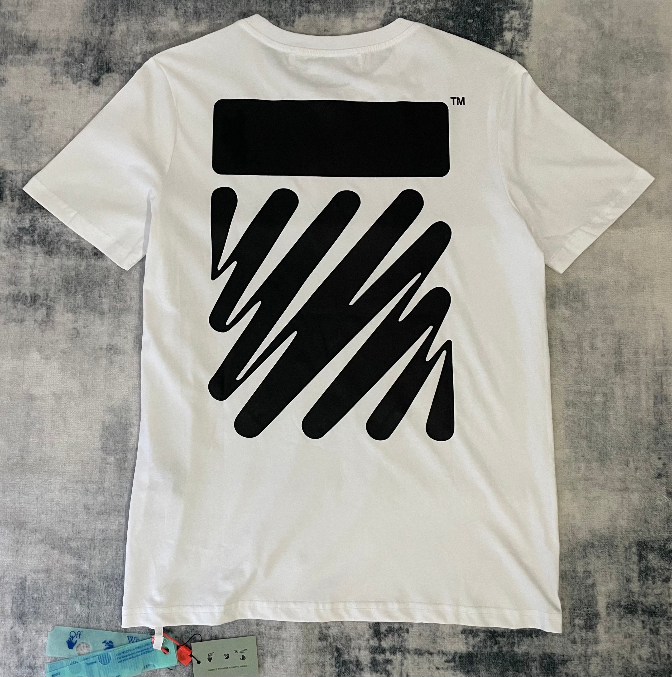 OFF-WHITE DIAGONAL WAVES TEE