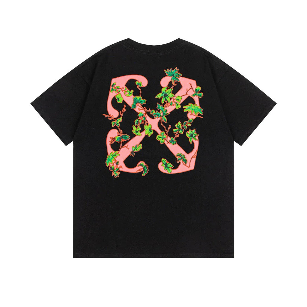 OFF-WHITE PLANT TEE