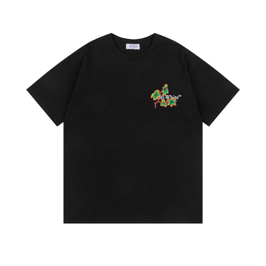 OFF-WHITE PLANT TEE