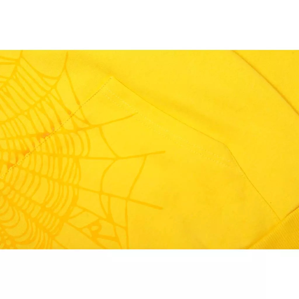 SP5DER YELLOW HOODIE