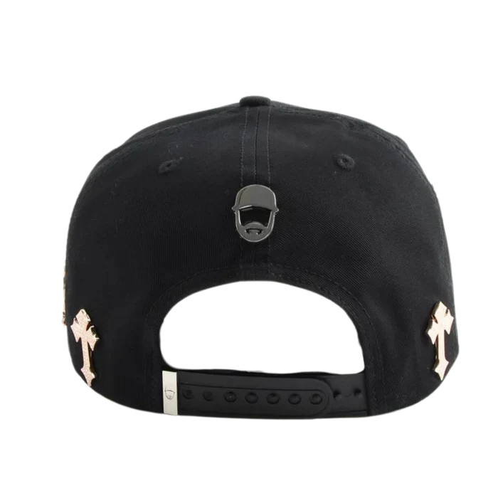 BARBAS HATS B CROSS 24K ROSE GOLD