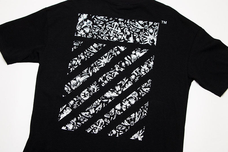 OFF-WHITE DIAGONAL TAB TEE