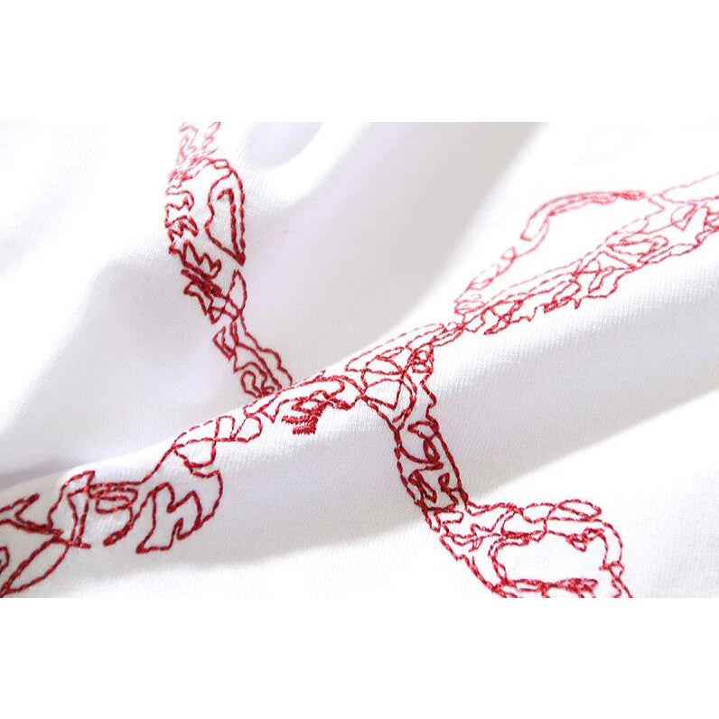 OFF-WHITE RED TREE TEE