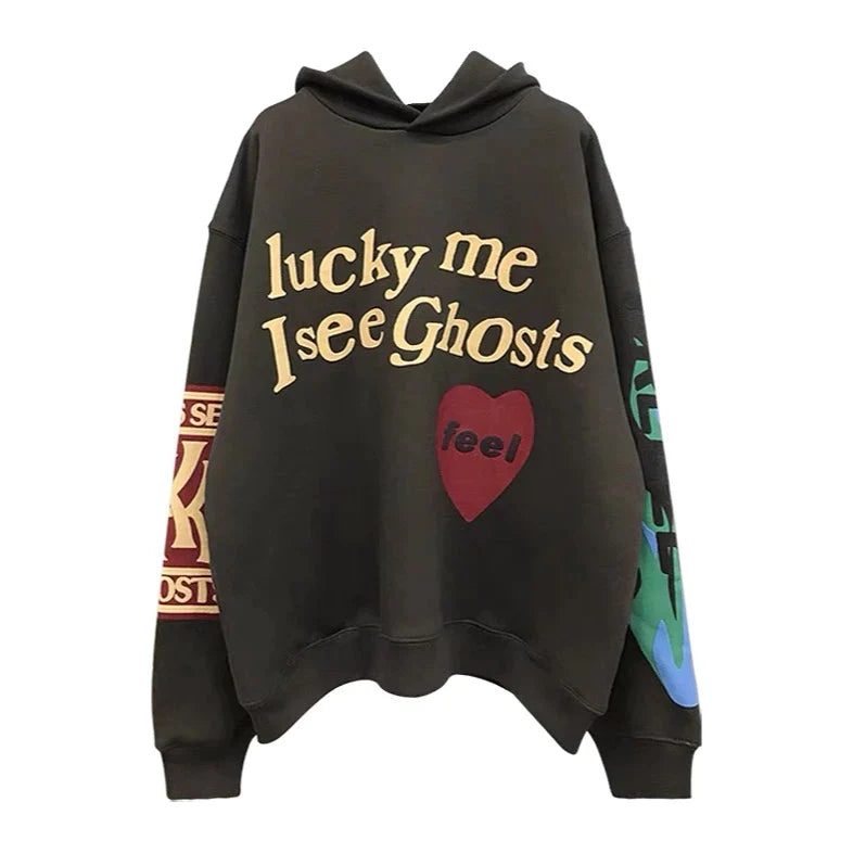 LUCKY ME I SEE GHOSTS HOODIE