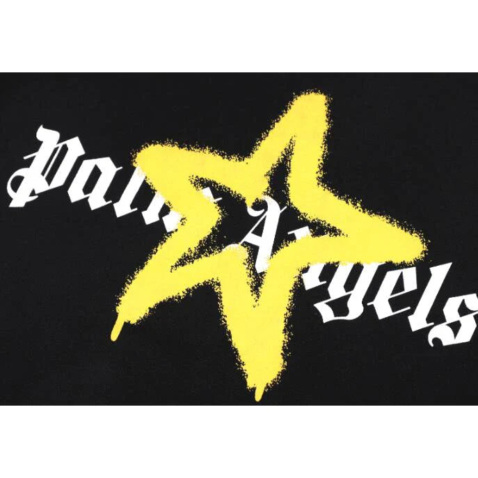 PALM ANGELS STAR SPRAYED HOODIE