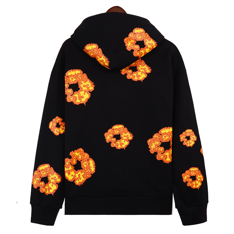 DENIM X OFFSET WREATH HOODIE