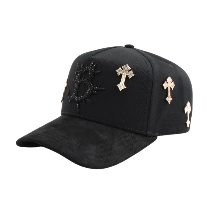 BARBAS HATS B CROSS 24K ROSE GOLD