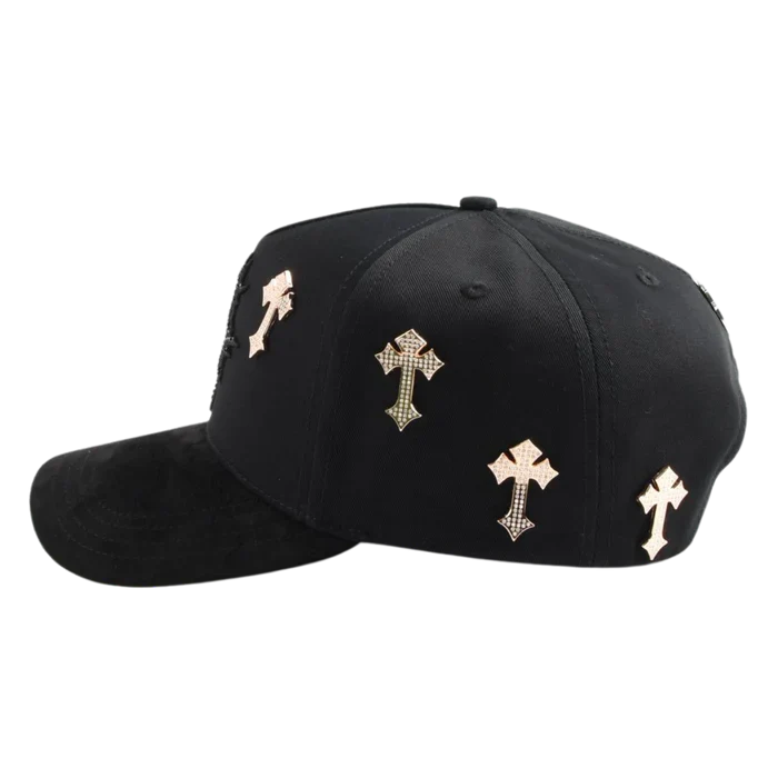 BARBAS HATS B CROSS 24K ROSE GOLD