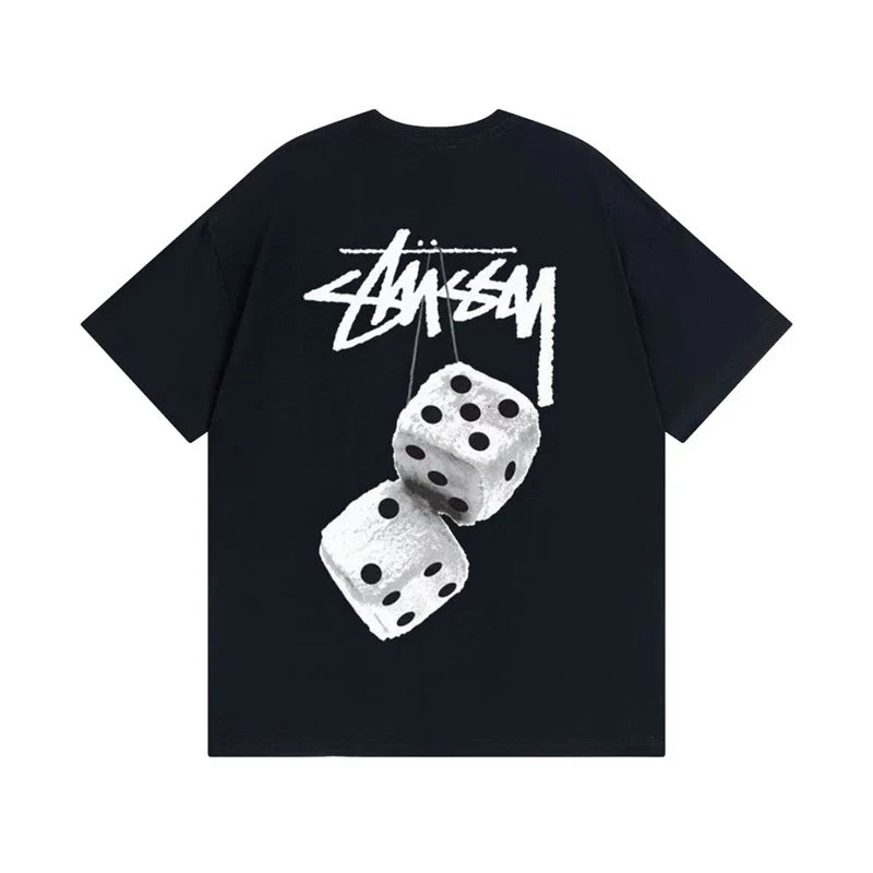 STUSSY DICE BLACK TEE