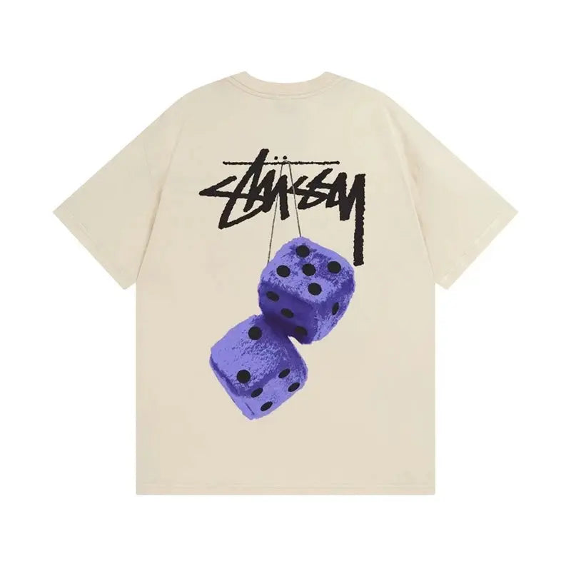 STUSSY DICE BEIGE TEE