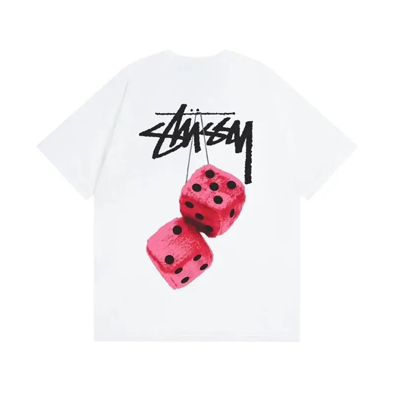 STUSSY DICE WHITE TEE