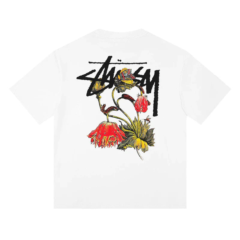 STUSSY FLOWER TEE