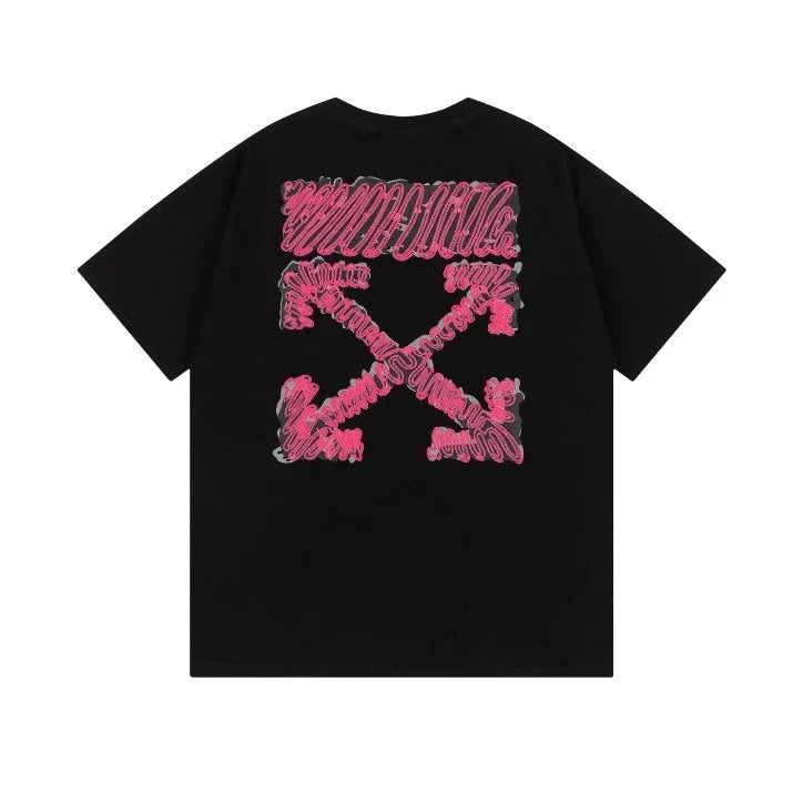 OFF-WHITE PINK ARROW TEE
