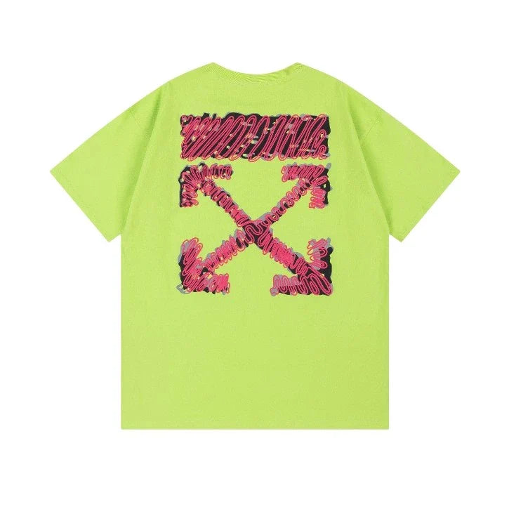 OFF-WHITE PINK ARROW TEE